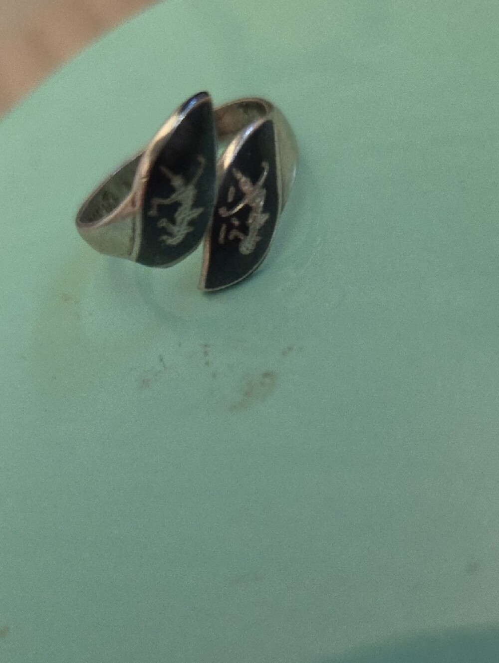 Sterling Silver Black SIAM Wrap Ring - Women's Jewelry - Picture 4 of 5